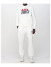 Iconic Logo Print Hoodie White - AUTRY - BALAAN 7