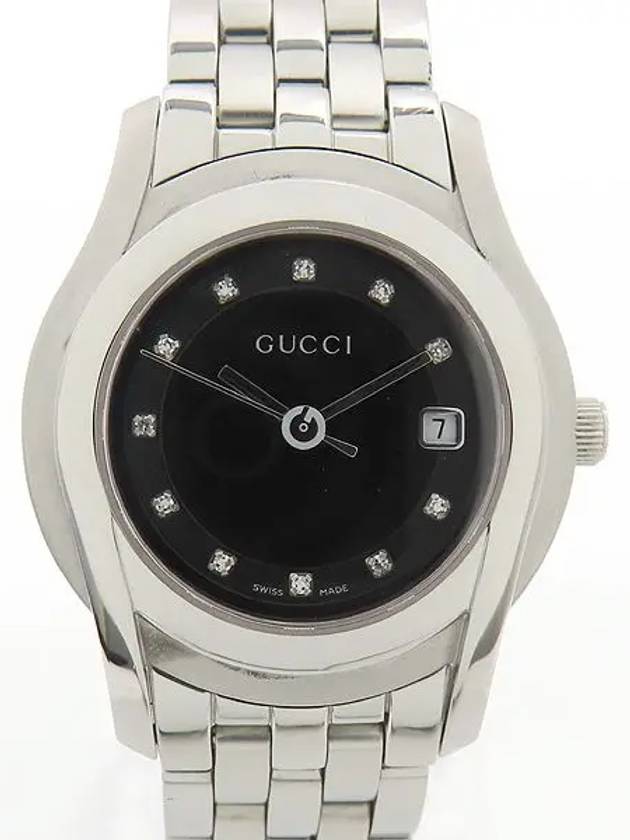 YA055504 5500L G Class 11 Point Diamond Steel Women s Watch - GUCCI - BALAAN 1