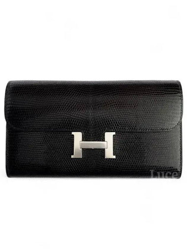 Constance Togo Lizard Black B engraving - HERMES - BALAAN 1