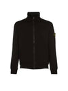 Compass Badge Regular Fit Cotton Track Jacket Black - STONE ISLAND - BALAAN 2