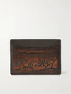 Scritto Scritto Leather Card Holder Wallet Brown - BERLUTI - BALAAN 2