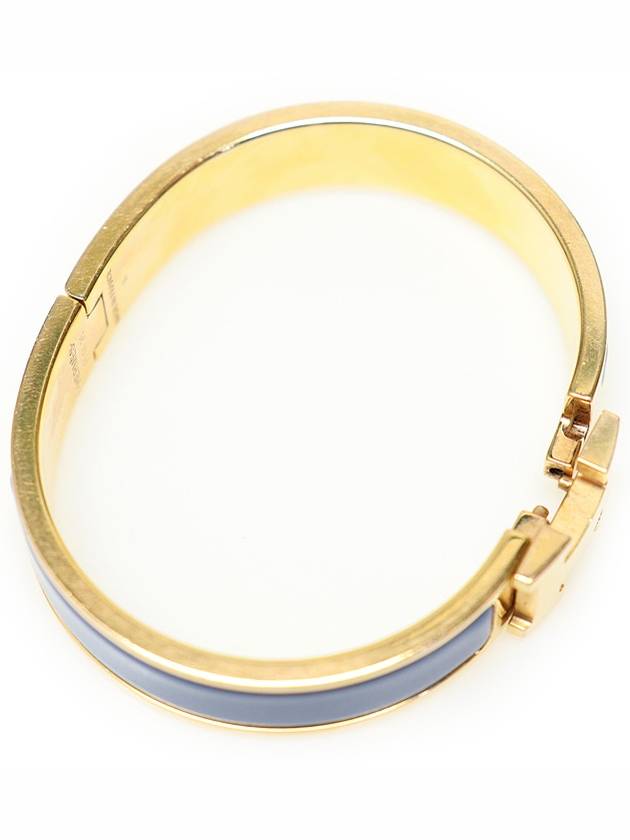 Blue Gold Click H Ash PM Women s Bracelet - HERMES - BALAAN 6