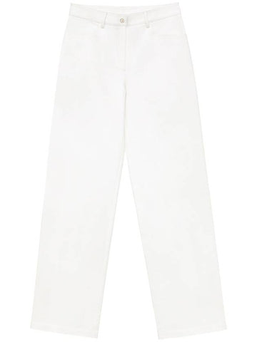 White Cotton Pants - ILROZE - BALAAN 1