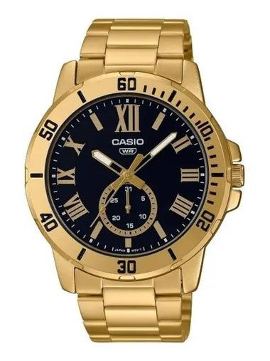 Men's Metal Wrist Watch MTP VD200G 1B - CASIO - BALAAN 1