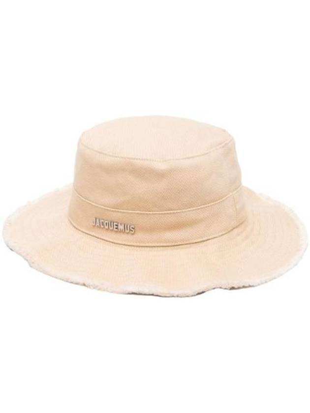 Le Bob Artichaut Bucket Hat Off Beige - JACQUEMUS - BALAAN 1