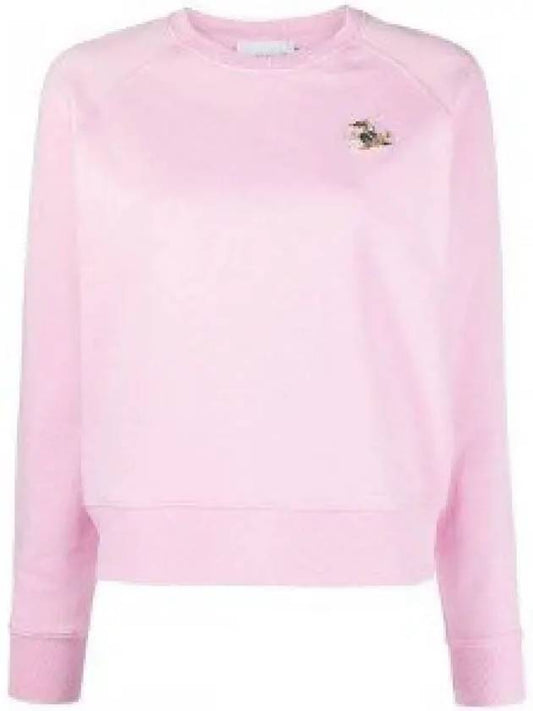 Women's Dressed Fox Patch Adjusted Sweatshirt Pink - MAISON KITSUNE - BALAAN 2