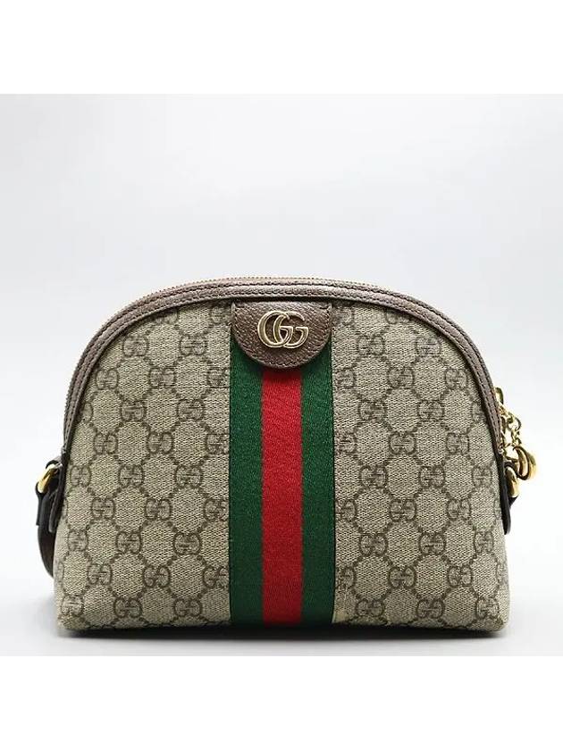 499621 Web Stripe Detail Gold Double G Ophidia Cross Bag - GUCCI - BALAAN 1