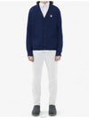 Fox Head Patch Classic Wool Cardigan Navy - MAISON KITSUNE - BALAAN 4