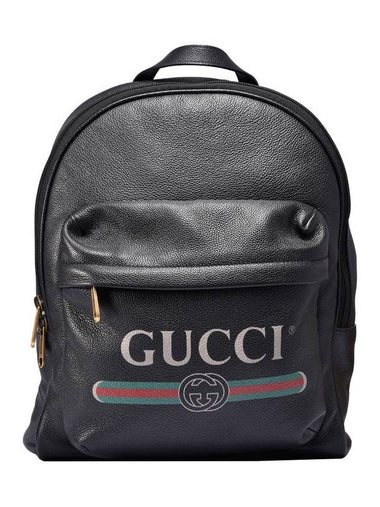 Women s Printed Leather Backpack 547834 - GUCCI - BALAAN 1