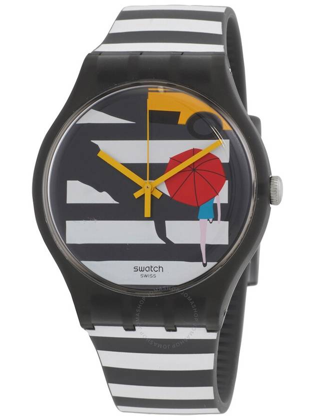 Swatch Cross The Path Quartz Grey Dial Men's Watch SUOM108 - SWATCH - BALAAN 1