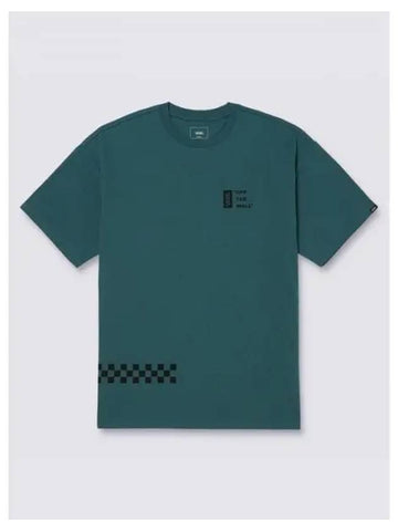 Official Overstimulated Workwear Logo Short Sleeve T Shirt VN000GQCBDX1 - VANS - BALAAN 1