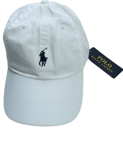 Embroidered Pony Ball Cap White - POLO RALPH LAUREN - BALAAN 2