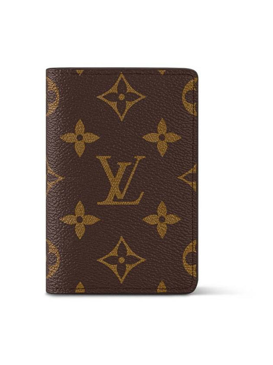 Pocket Organizer Monogram Card Wallet Brown - LOUIS VUITTON - BALAAN 2