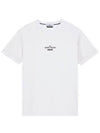 Archivio Cotton Short Sleeve T Shirt White - STONE ISLAND - BALAAN 3