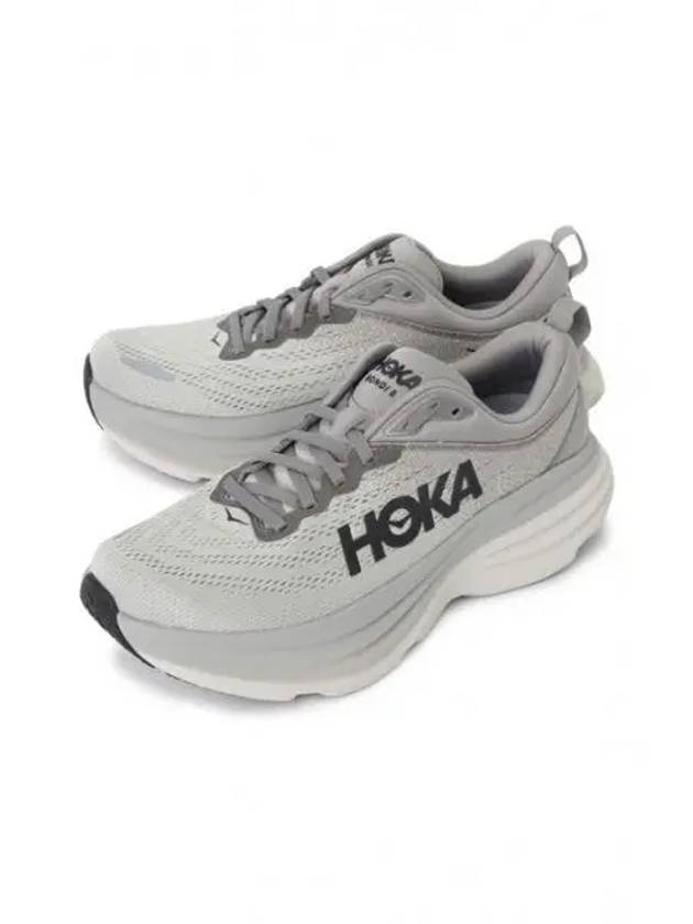 Bondi 8 Low Top Sneakers Grey - HOKA ONE ONE - BALAAN 2