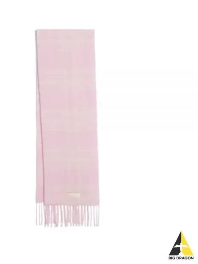 L’echarpe Carro Le Chouchou Jacquard Check Scarf Light Pink - JACQUEMUS - BALAAN 2