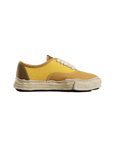 Baker OG Sole Canvas Low Top Sneakers Yellow - MAISON MIHARA YASUHIRO - BALAAN 1