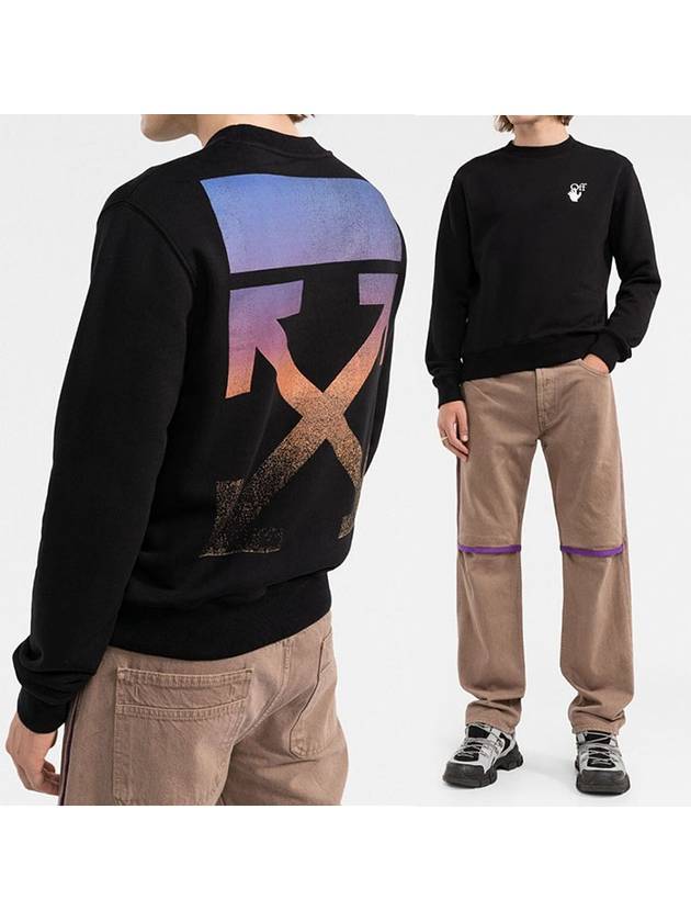 Degrade Arrow Sweatshirt Black - OFF WHITE - BALAAN 2