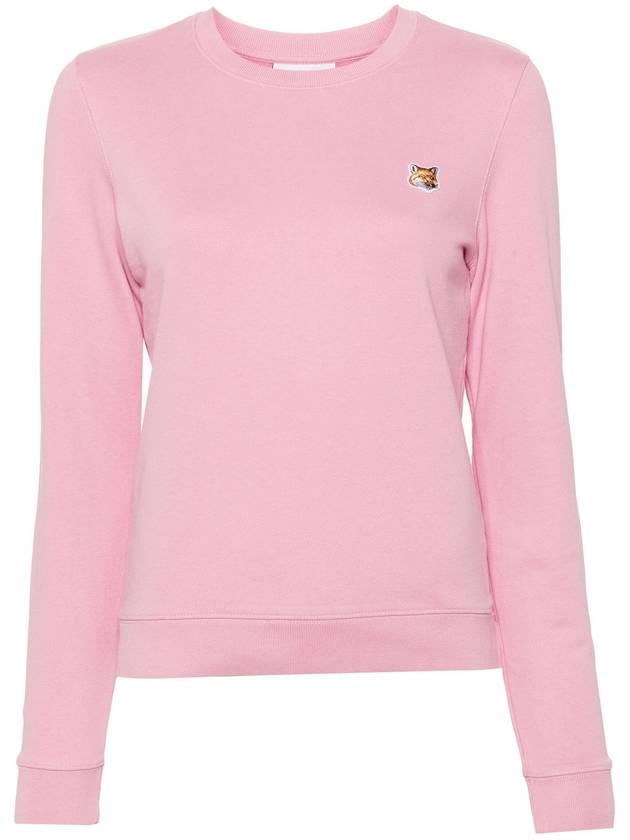 Fox Head Patch Regular Sweatshirt Pink - MAISON KITSUNE - BALAAN 2