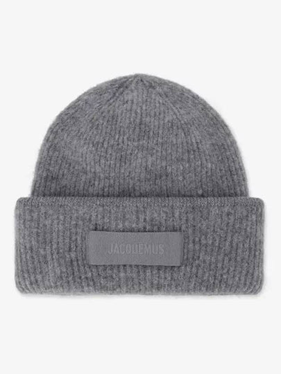 The Gros Grain Beanie Grey - JACQUEMUS - BALAAN 2