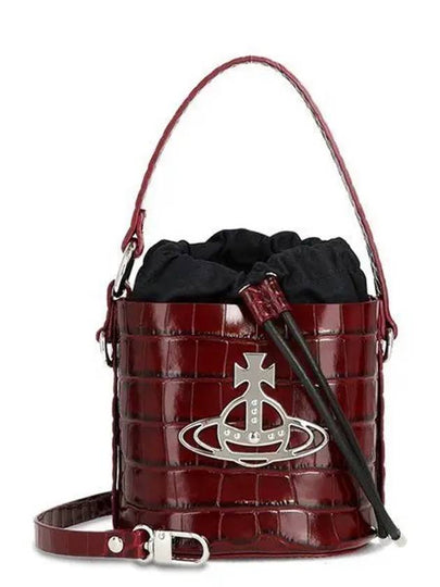 Daisy Drawstring Bucket Bag Burgundy - VIVIENNE WESTWOOD - BALAAN 2