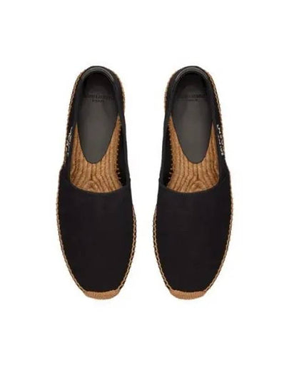 Logo Monogram Espadrilles Black - SAINT LAURENT - BALAAN 2