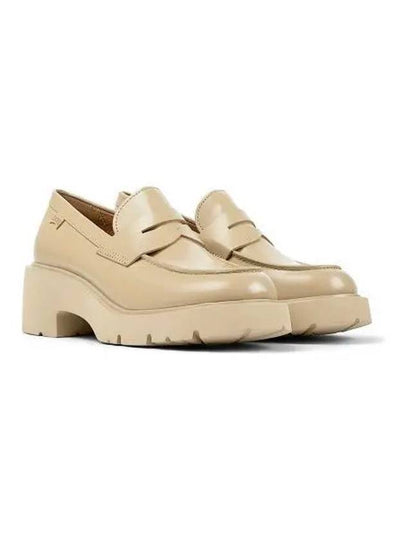 Milah Leather Loafer Beige - CAMPER - BALAAN 2