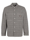 Stripe Cotton Long Sleeve Shirt Grey - DICKIES - BALAAN 1
