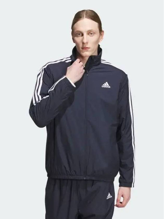 3 Stripes Logo Windbreaker Navy - ADIDAS - BALAAN 2