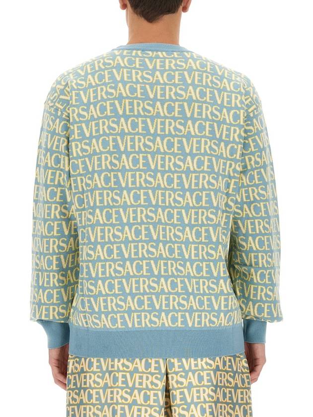 all-over knit sweater 1010249 1A07466 5V510 - VERSACE - BALAAN 4