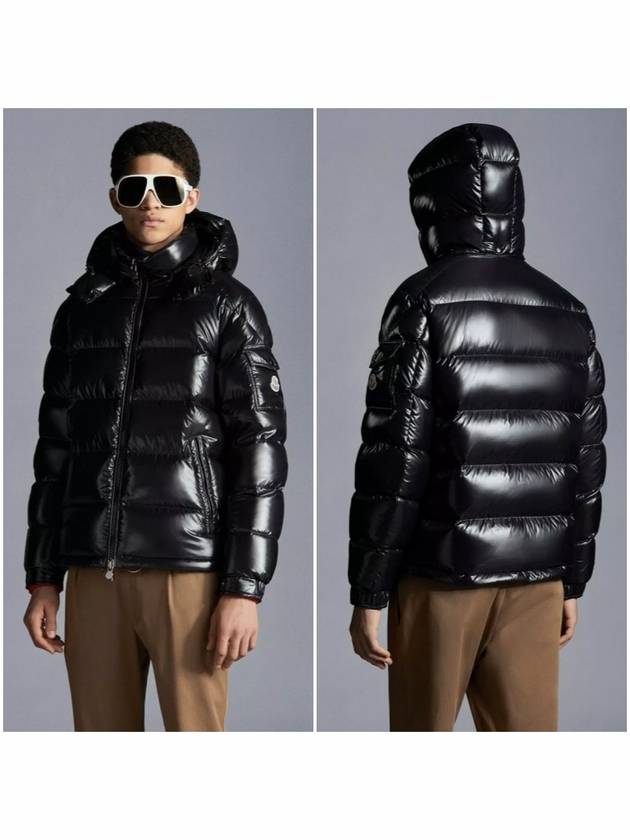 Maya black men s padding - MONCLER - BALAAN 4