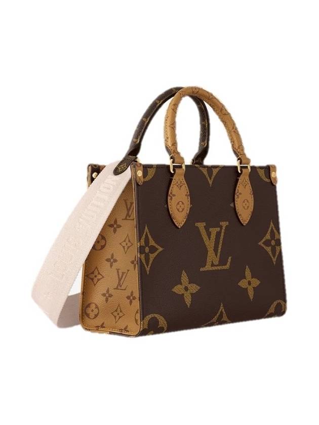 Women's OnTheGo PM Monogram Tote Bag Brown - LOUIS VUITTON - BALAAN 9