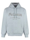 Men's Graffiti Popover Dove Grey - ALEXANDER MCQUEEN - BALAAN 2