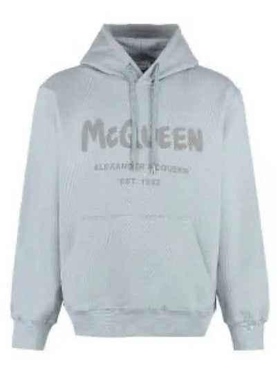 Men's Graffiti Popover Dove Grey - ALEXANDER MCQUEEN - BALAAN 2