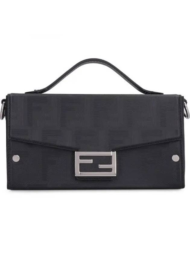 Baguette Soft Trunk Cross Bag Black - FENDI - BALAAN 2