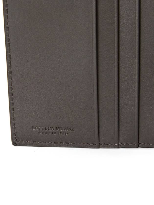 Intrecciato Leather Half Wallet Espresso - BOTTEGA VENETA - BALAAN 6