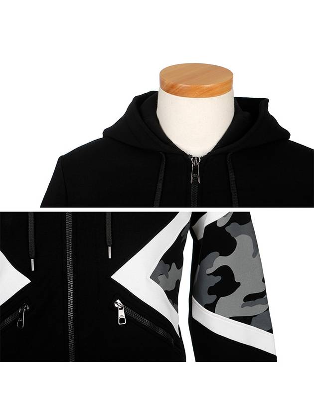 Modernist Zip-Up Hoodie Black - NEIL BARRETT - BALAAN 6