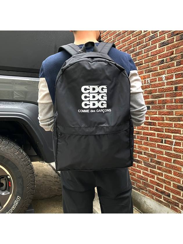 CDG Logo Backpack Black - COMME DES GARCONS - BALAAN 7