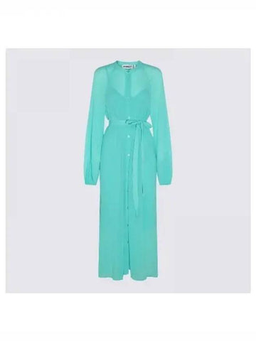 Band collar long shirt dress - ESSENTIEL ANTWERP - BALAAN 1