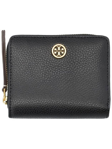 Tory Burch Robinson Pebbled Bi-Fold Wallet - TORY BURCH - BALAAN 1