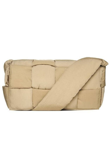 Padding Tech Medium Cassette Cross Bag Beige - BOTTEGA VENETA - BALAAN 1