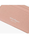 Gancini Card Wallet Pink - SALVATORE FERRAGAMO - BALAAN 4