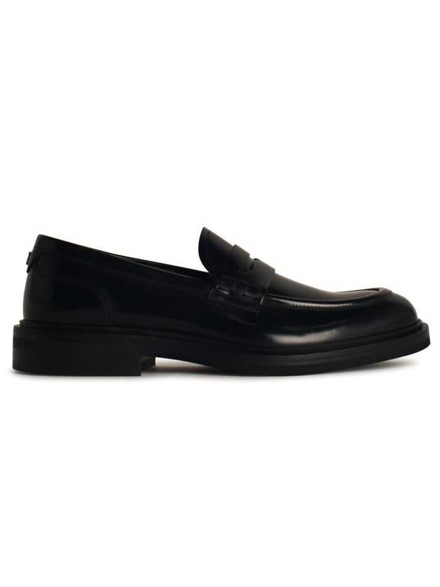 Dolce & Gabbana Black Shiny Leather Loafers - DOLCE&GABBANA - BALAAN 1