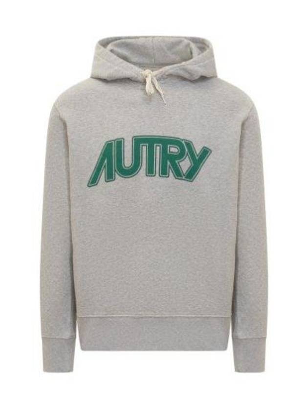 HOODED T SHIRT HOPM 508M Gray MELANGE - AUTRY - BALAAN 1