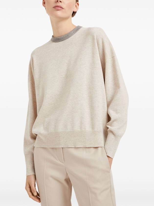 Brunello Cucinelli Sweaters Beige - BRUNELLO CUCINELLI - BALAAN 2