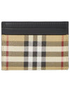 Vintage Check Card Wallet Beige - BURBERRY - BALAAN 3