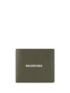 Cash Square Folded Wallet Dark Green - BALENCIAGA - BALAAN 1