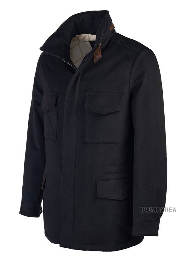 Traveller Cashmere Zip Up Jacket Black - LORO PIANA - BALAAN 3