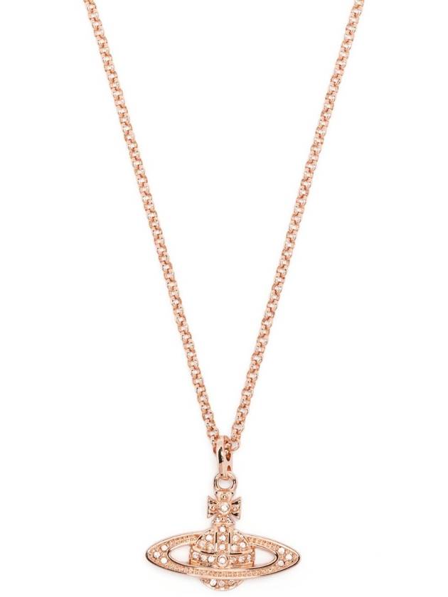 Mini Bas Relief Pendant Necklace Rose Gold - VIVIENNE WESTWOOD - BALAAN 5