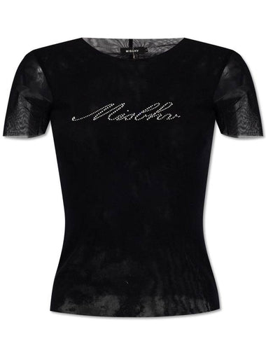 MISBHV ‘Crystal Baby’ Transparent Top, Women's, Black - MISBHV - BALAAN 1